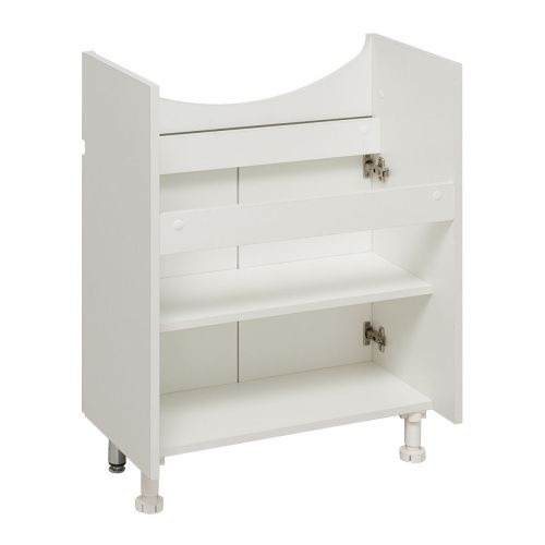 Тумба под раковину Runo ЛАДА 00-00001163 60х30 напольная цвет белый - фото 4