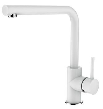 Смеситель для кухни AQG COLORS 05COL500BL на столешницу белый