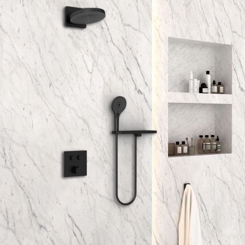 Душевая система Vincea VSFW-4I211RMB встраиваемая в стену цвет черный