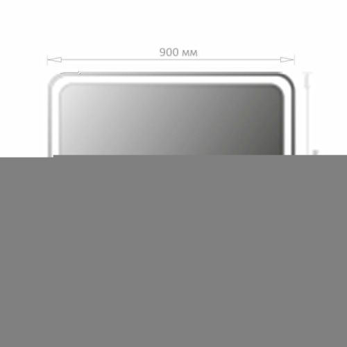 Зеркало с подсветкой Onika Магна 209029 90х70 подвесное - фото 4