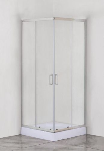 Душевой уголок Aquanet SE-800S 80х80 стекло прозрачное профиль хром без поддона - фото 2