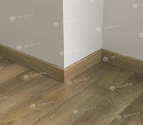 Напольный плинтус Alpine Floor Parquet Light SK 13-7 Коричневый толщина 1.25 см 2200х80 - фото 2