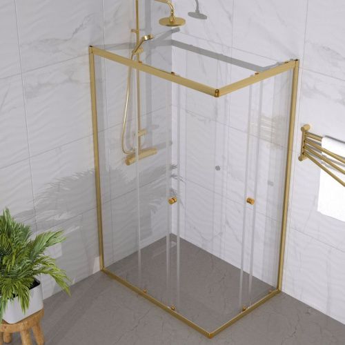 Душевой уголок Тритон Вента-Голд Щ0000073920 120х80 стекло прозрачное профиль хром без поддона - фото 5