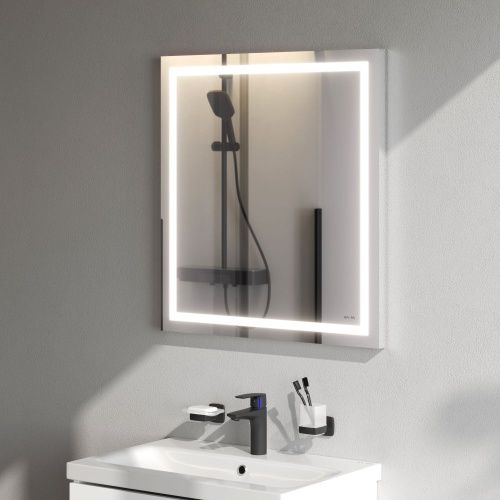 Зеркало с подсветкой Am.Pm Gem M91AMOX0651WG 70х70 подвесное - фото 4