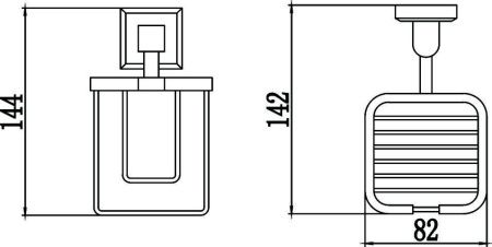 Держатель освежителя воздуха Savol S-009533
