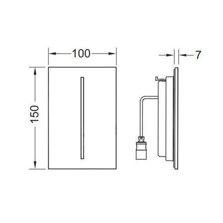 Лицевая панель Tece TECEfilo 9242065