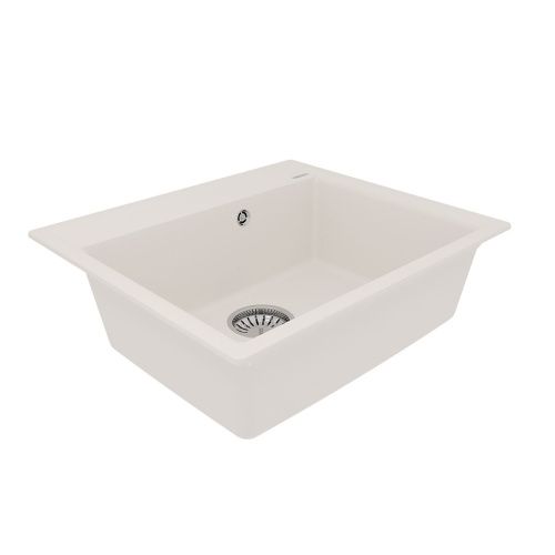 Кухонная мойка LeMark Hanka 570 9910016 55х50 цвет белый поверхность матовая - фото 2