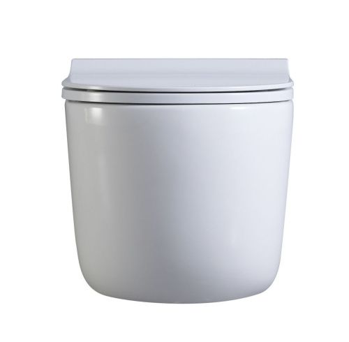 Унитаз подвесной Art&Max Verona AM012CHRT/SC белый с сиденьем микролифт душевой смыв - фото 2