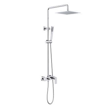 Душевая стойка Aquatek Лира AQ2465CR настенная цвет хром