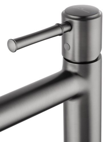 Смеситель для раковины Wonzon & Woghand Tor WW-88019073-BGM на столешницу серый - фото 4