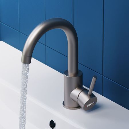 Смеситель Dorff Logic SS D3002101SS на раковину нержавеющая сталь