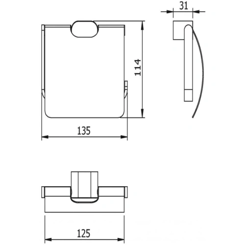 Бумагодержатель Langberger LUGANO 24041A - фото 3