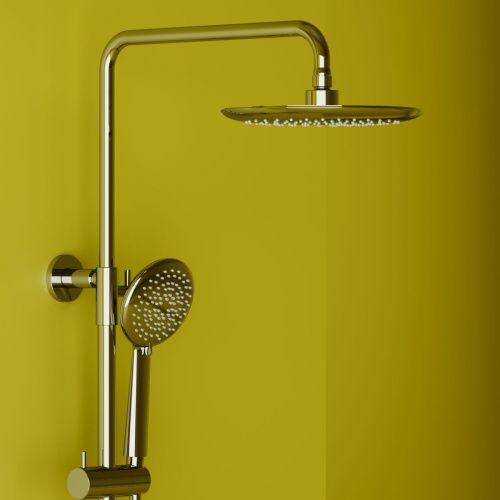 Душевая стойка Sancos Game SC3001CH настенная цвет хром с термостатом - фото 4