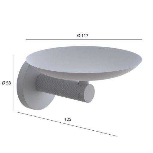 Мыльница Boheme Uno 10973-CR - фото 2