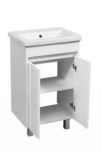 Тумба под раковину Stella Polar Фаворита SP-00000162 50х40 напольная цвет белый - фото 4