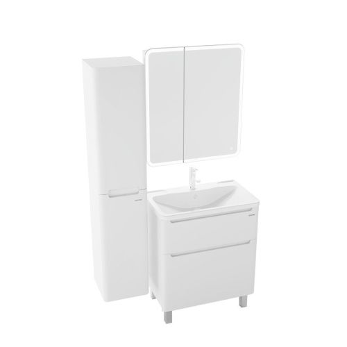 Раковина из искусственного камня Madera Адель 4627173210232 70х50 накладная цвет белый - фото 2