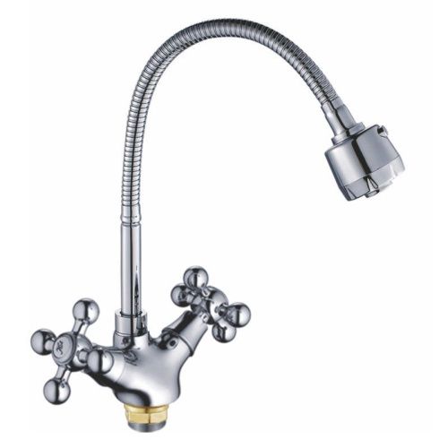 Смеситель для кухни Cron CN4319-3 на мойку хром - фото 2