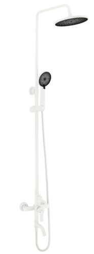 Душевая стойка Fmark FS8245W настенная цвет белый - фото 2