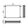 Монтажная рама для зеркального шкафа Emco Asis 9897 000 08