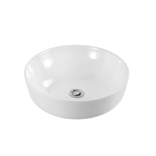 Раковина из сантехнического фарфора Aquatek ЕВРОПА AQ5558-00 40х40 накладная цвет белый без отверстий под смеситель - фото 3