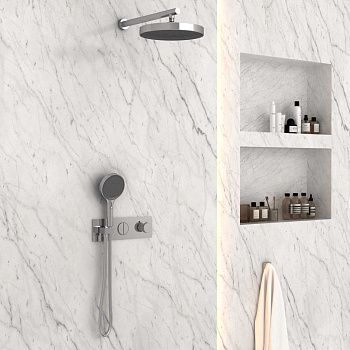 Душевая система Vincea VSFW-422TI2CH встраиваемая в стену цвет хром с термостатом