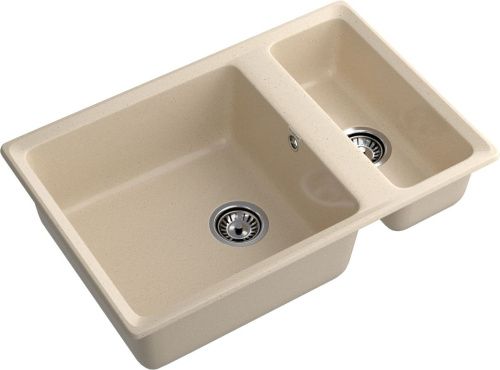 Кухонная мойка Granfest Level LV-760K кашемир 75х50 цвет бежевый поверхность матовая - фото 2