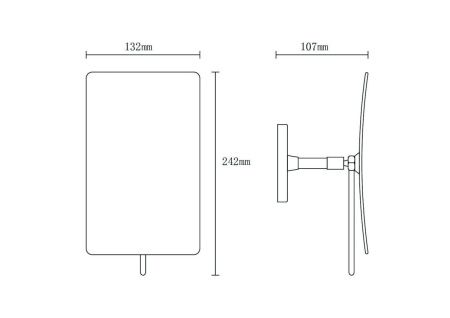 Зеркало косметическое Boheme Modern 506-CR