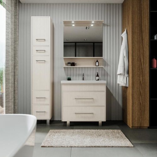 Зеркало с подсветкой Бриклаер Чили 4627125414954 80х90 подвесное - фото 4