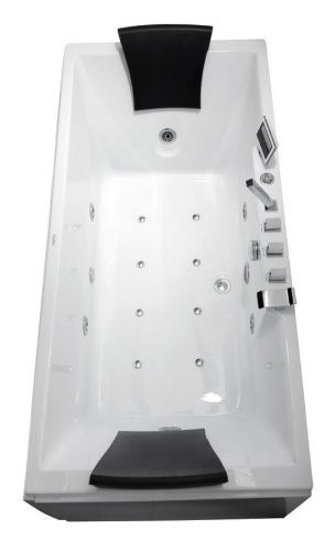 Ванна акриловая гидромассажная Gemy G9065 K L 175х85 пристенная прямоугольная с каркасом - фото 2