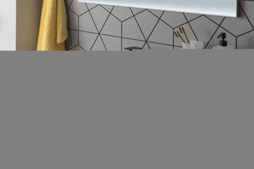 Раковина из искусственного камня Aquanet Нота NEW 00204119 90х50 полувстраиваемая цвет белый 1 отверстие под смеситель - фото 4