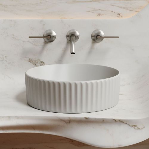 Раковина из сантехнического фарфора Ceramica Nova ELEMENT CN6057MSG 40х40 накладная цвет серый без отверстий под смеситель - фото 4