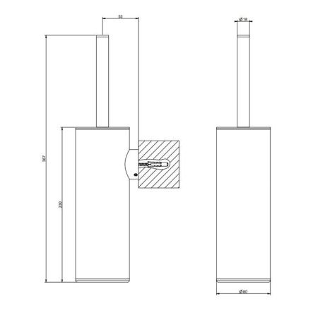 Ершик Gessi Emporio accessories 38957#149