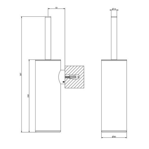 Ершик Gessi Emporio accessories 38957#149 - фото 2