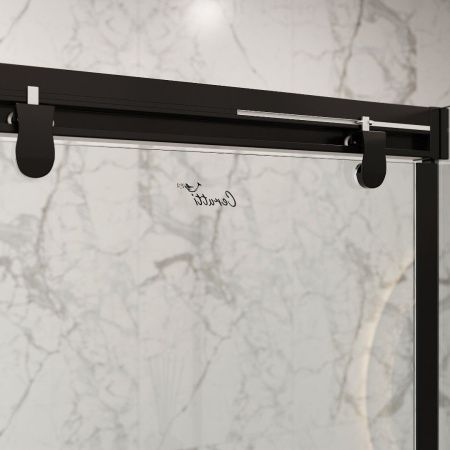 Душевой уголок Cerutti SPA MARBELLA 120B R 120х80 стекло прозрачное профиль черный без поддона