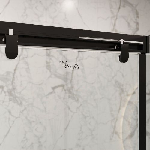 Душевой уголок Cerutti SPA MARBELLA 120B R 120х80 стекло прозрачное профиль черный без поддона - фото 5