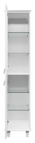 Шкаф-пенал Misty Версаль П-Вер05035-011ВСЛ 40х180 напольный цвет белый - фото 3