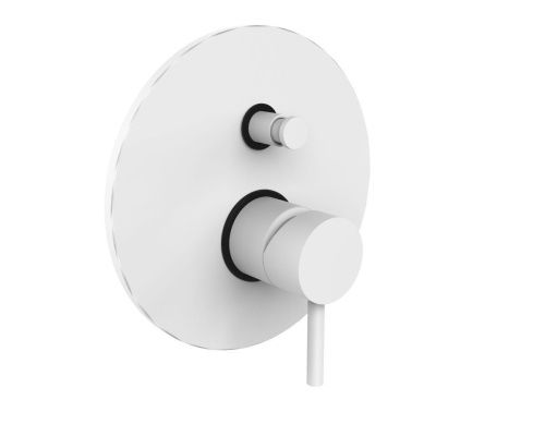 Душевая система Paffoni Light KITLIG015BOKING встраиваемая в стену цвет белый - фото 2