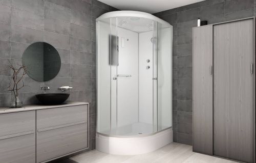 Душевая кабина AvaCan D272SR 120х80 асимметричная с крышей ориентация правая - фото 3