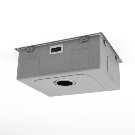 Кухонная мойка Grandex Aqua 504174 55х45 цвет серый поверхность матовая