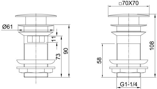 Донный клапан для раковины Allen Brau Infinity 5.21026-31 черный - фото 2