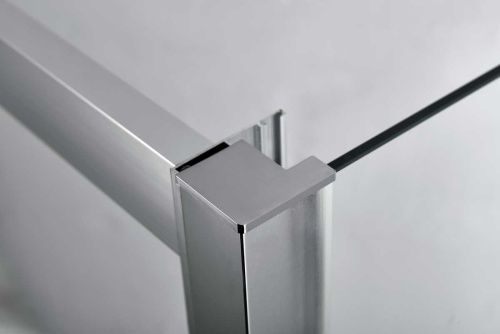 Душевой уголок Vincea Alpha VSR-3AL8010MT 100х80 стекло текстурное профиль хром без поддона - фото 4