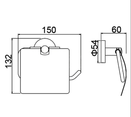 Бумагодержатель D-Lin D240111