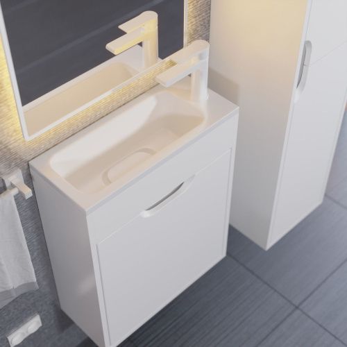 Тумба с раковиной Uperwood UPD Modul 393020544 50х20 цвет белый - фото 5