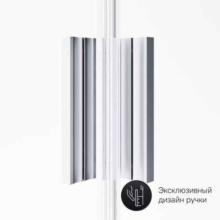 Душевой уголок Am.Pm Gem W90G-404-100280-MT 100х80 стекло прозрачное профиль хром без поддона