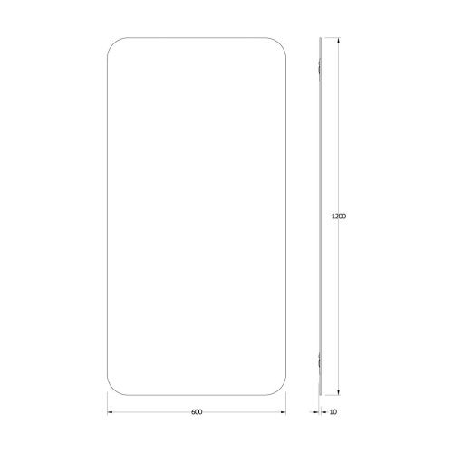 Зеркало Evoform Colora BY 0438 60х120 подвесное - фото 2