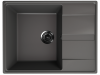 Кухонная мойка Ulgran Quartz Prima 650-09 65х50 цвет серый поверхность матовая