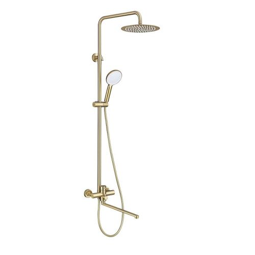 Душевая стойка ProHanss P31.24.03 настенная цвет золото - фото 2