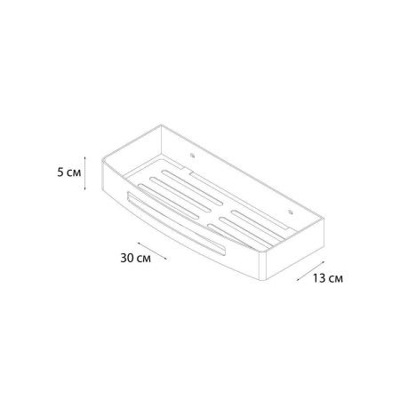 Полка в ванную комнату Fixsen Hotel FX-31003Q