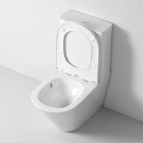 Унитаз напольный с бачком Grossman Торнадо GR-4450SQ белый с сиденьем микролифт безободковый смыв торнадо - фото 5