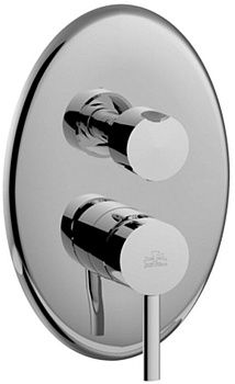 Смеситель для ванны Paffoni Berry BR018CR встраиваемый в стену хром